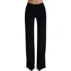 Naked Wardrobe Pull-on Wide Leg Pants In Black