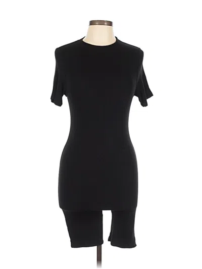 Pre-owned Naked Wardrobe Romper In Black