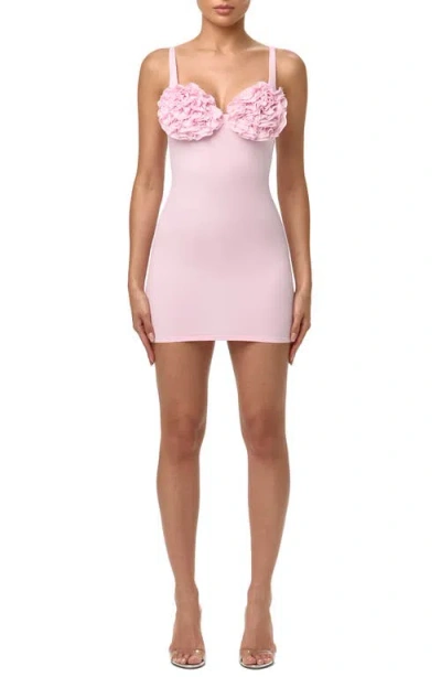 Naked Wardrobe Rose Minidress In Pink