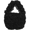 Naked Wardrobe Roses Mini Handbag In Black