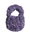 Naked Wardrobe Roses Mini Handbag In Purple