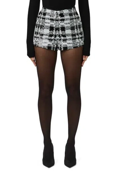 Naked Wardrobe Sequin Shorts In Multi