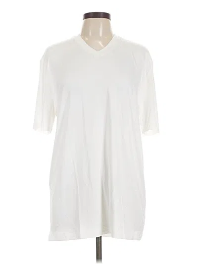 Pre-owned Naked Wardrobe Short Sleeve T-shirt In Ivory