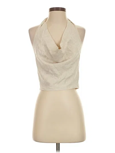 Pre-owned Naked Wardrobe Sleeveless Blouse In Ivory