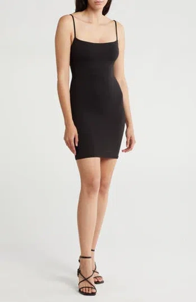 Naked Wardrobe Sleeveless Minidress In Black