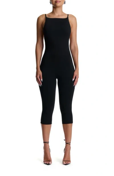 Naked Wardrobe Smooth Crop Jumpsuit