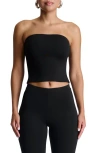 Naked Wardrobe Smooth Crop Tube Top In Black