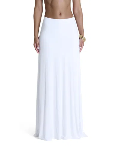 NAKED WARDROBE SMOOTH FLARE MAXI SKIRT