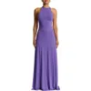 Naked Wardrobe Smooth Maxi Dress In Purple