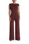 Naked Wardrobe Smooth Open Back Jumpsuit