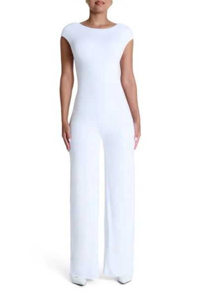 Naked Wardrobe Smooth Open Back Jumpsuit