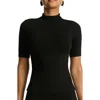 Naked Wardrobe Smooth Sculpt T-shirt In Black