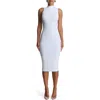 Naked Wardrobe Smooth Sleeveless Midi Dress In White