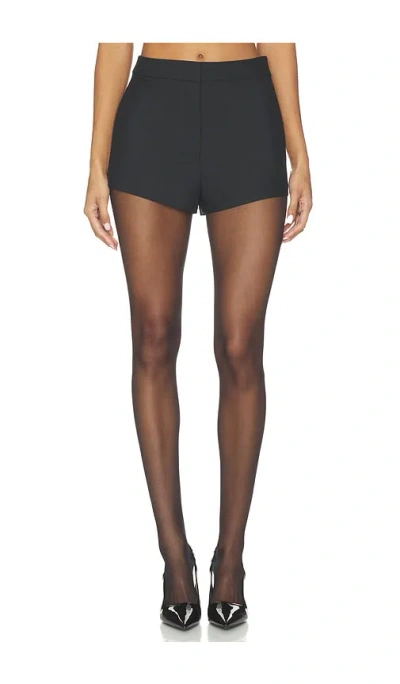 Naked Wardrobe Suiting High Waist Shorts In Black