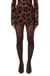 Naked Wardrobe Suiting Miniskirt In Leopard