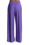 Naked Wardrobe Suiting Oversize Wide Leg Pants In Purple