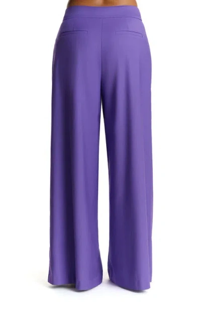 Naked Wardrobe Suiting Oversize Wide Leg Pants In Purple