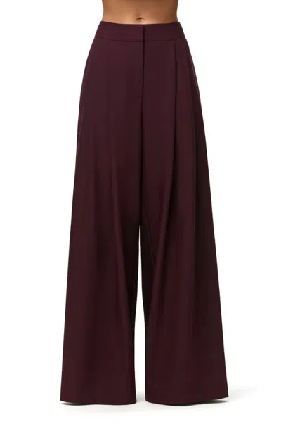 Naked Wardrobe Suiting Oversize Wide Leg Pants In Black
