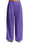 Naked Wardrobe Suiting Oversize Wide Leg Pants In Purple