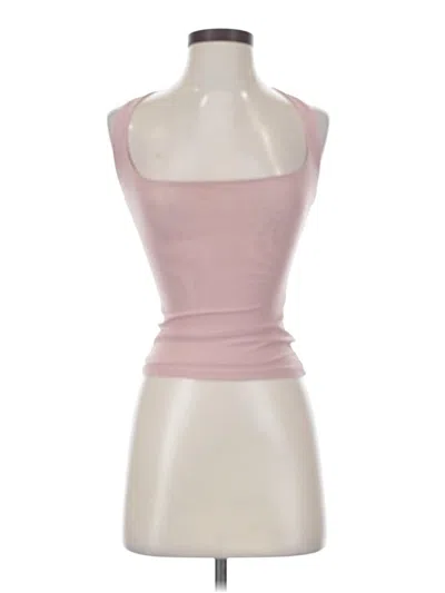 Pre-owned Naked Wardrobe Tank Top Pink Strapless Neckline Tops