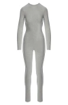 Naked Wardrobe The Nw Jumpsuit In Heather Grey