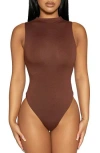 Naked Wardrobe Jersey Sleeveless Bodysuit