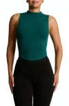 Naked Wardrobe The Nw Sleeveless Bodysuit In Deep Teal