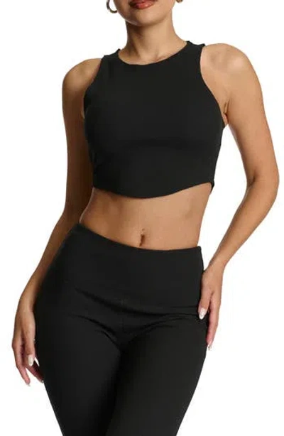 Naked Wardrobe Thermal Baseball Tank In Black
