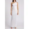 Naked Wardrobe X Is Back Maxi Dress In White