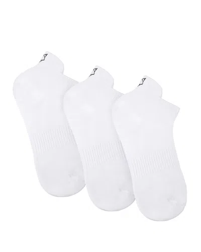 Naked Wolfe 3 Pack Womens Egyptian Cotton Ankle Socks White