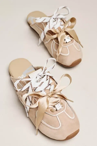 Naked Wolfe Admire Suede Sneaker Mules In White
