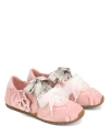 Naked Wolfe Adorable Satin Sneaker In Pink
