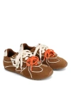Naked Wolfe Adored Suede Sneaker In Brown