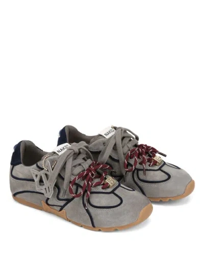Naked Wolfe Adored Suede Sneaker In Gray