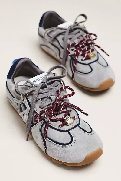 Naked Wolfe Adored Suede Sneakers In Grey