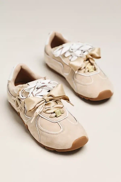 Naked Wolfe Adored Suede Sneakers In Ivory