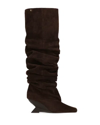 Naked Wolfe Allie Brown Suede