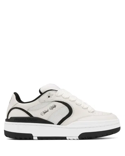 Naked Wolfe Ambition Cow Leather & Mesh White/black