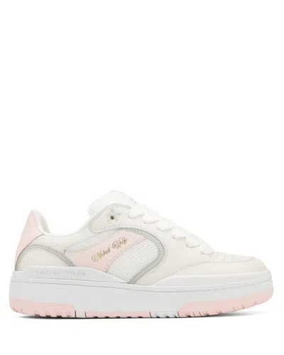 Naked Wolfe Ambition Cow Leather & Mesh White/pink