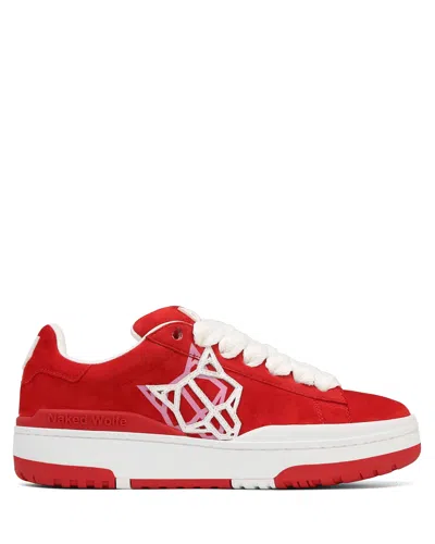 Naked Wolfe Archive Kid Suede Red