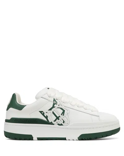 Naked Wolfe Archive White/green Leather