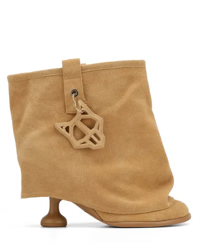 Naked Wolfe Bam Camel Suede In Brown