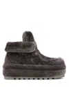 Naked Wolfe Bambi Slate Grey Shearling