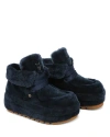 Naked Wolfe Bambi Navy Shearling In Blue