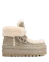 Naked Wolfe Bambi Yetti Stone Suede In Gray