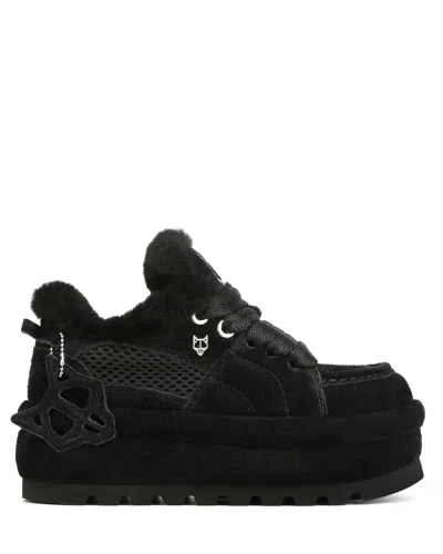 Naked Wolfe Beau Black Suede