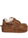 Naked Wolfe Beau Platform Sneakers In Brown
