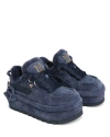 Naked Wolfe Beau Suede Boot In Blue