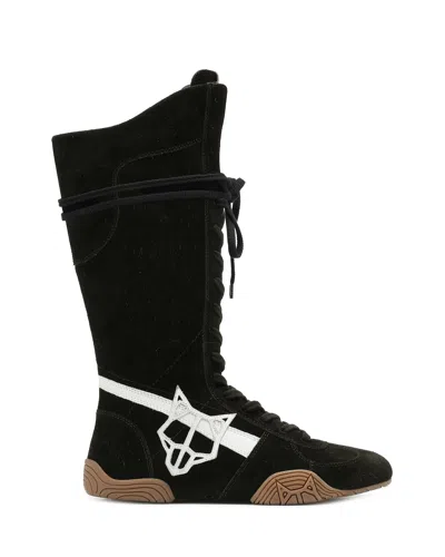 Naked Wolfe Betsy Black Suede