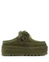 Naked Wolfe Blizzard Platform Slipper In Dark Olive, Women's At Urban Outfitters